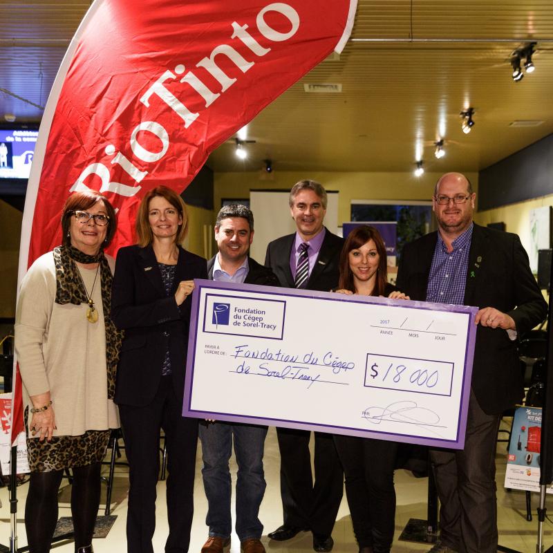 rio tinto fondation cegep sorel tracy
