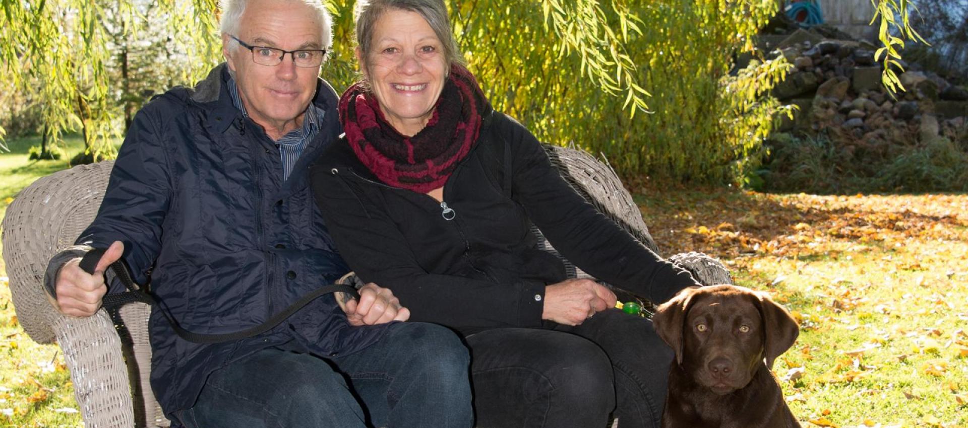 Diane Fontaine et Claude Giroux