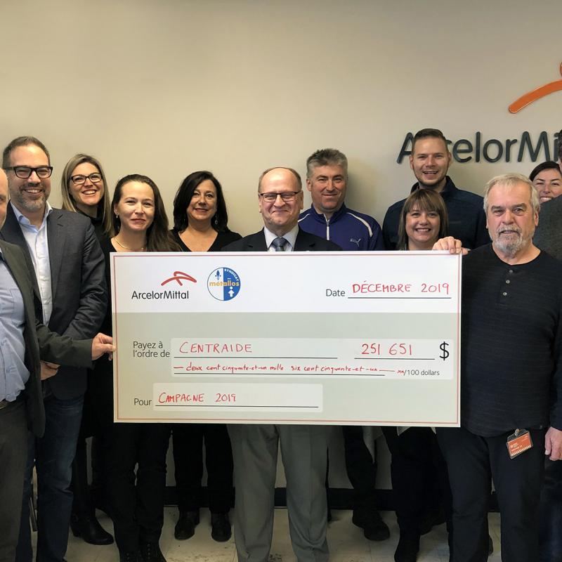ArcelorMittal Metallos Centraide2019
