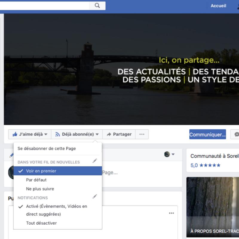 facebook soreltracyetcie2018