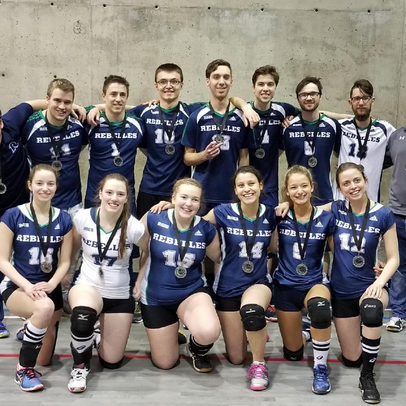volleyball mixte rebelles cegep sorel tracy