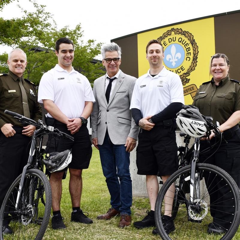 cadets a velo a Sorel Tracy