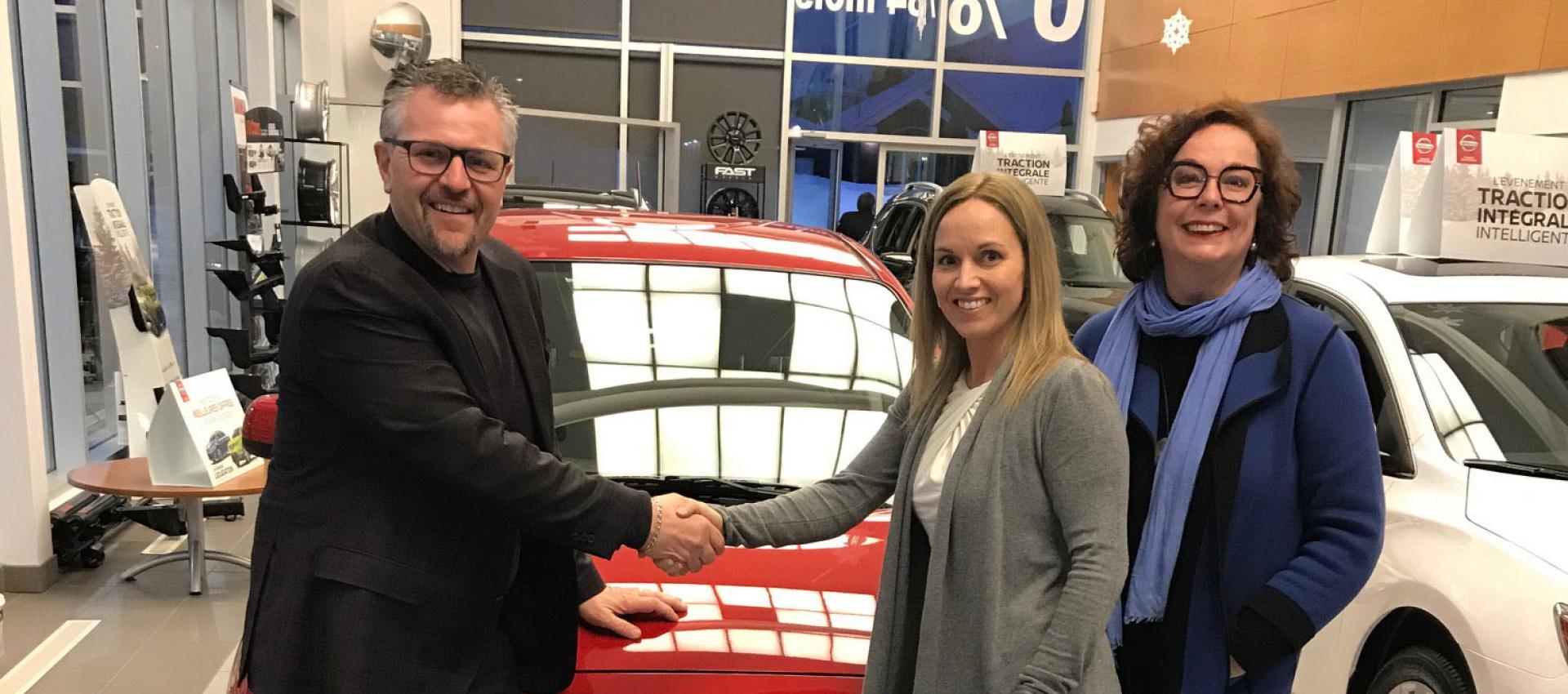 Gagnant lotoRebelle NISSAN Sorel tracy et cie 2019