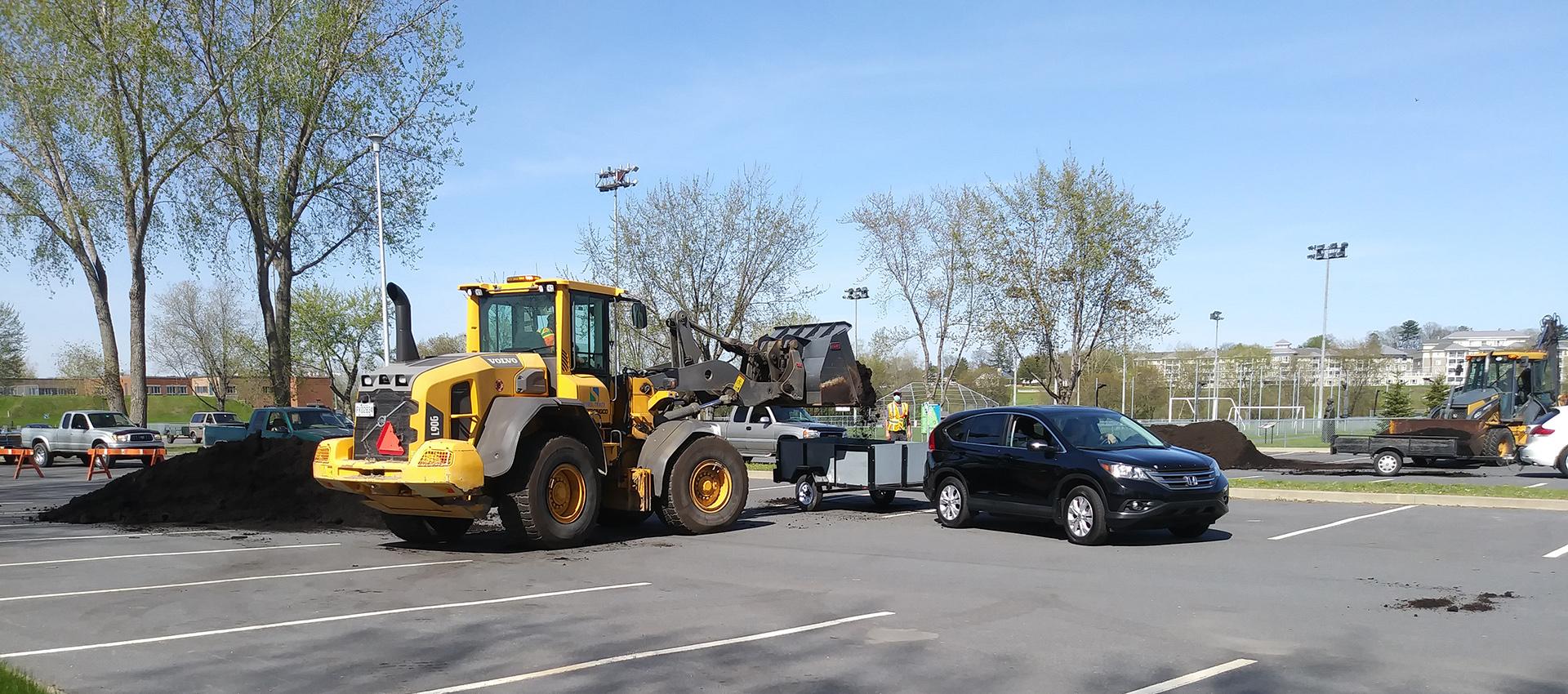 Sorel Tracy et cie Compost distribues 60tonnes