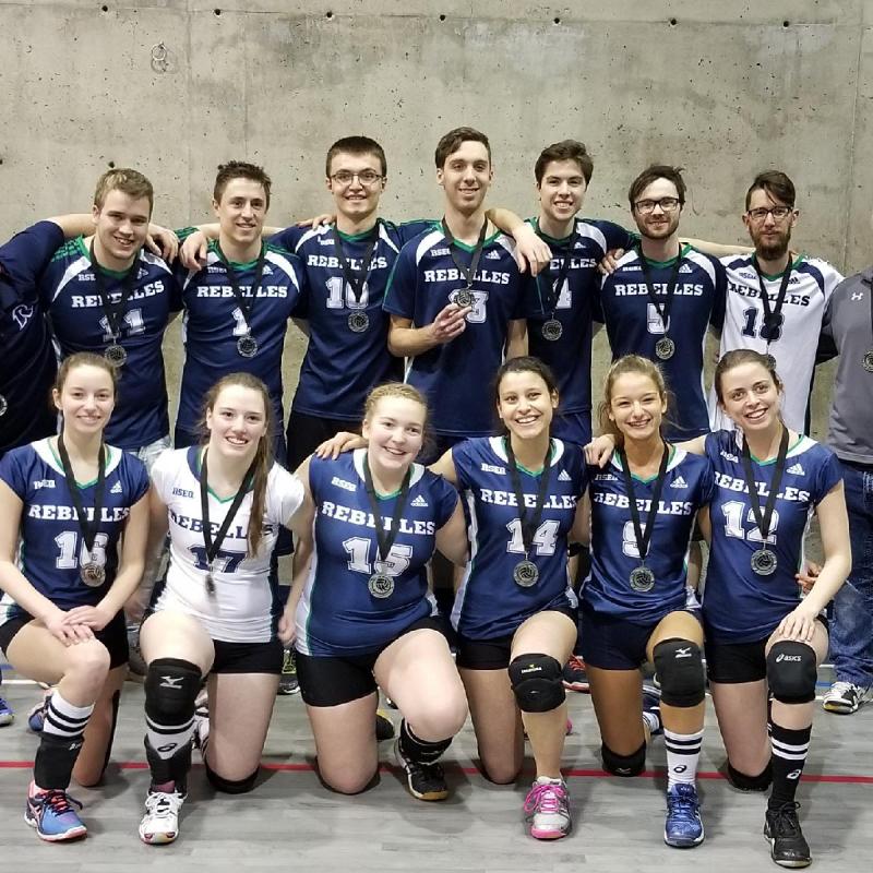 volleyball mixte rebelles cegep sorel tracy