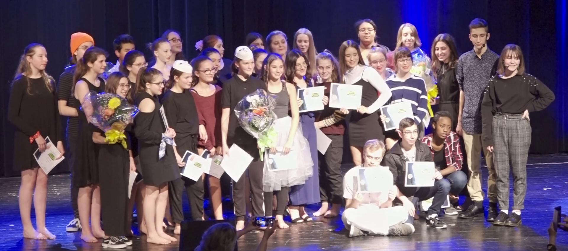 Soreltracy et cie secondaire en spectacle2020 gagnant