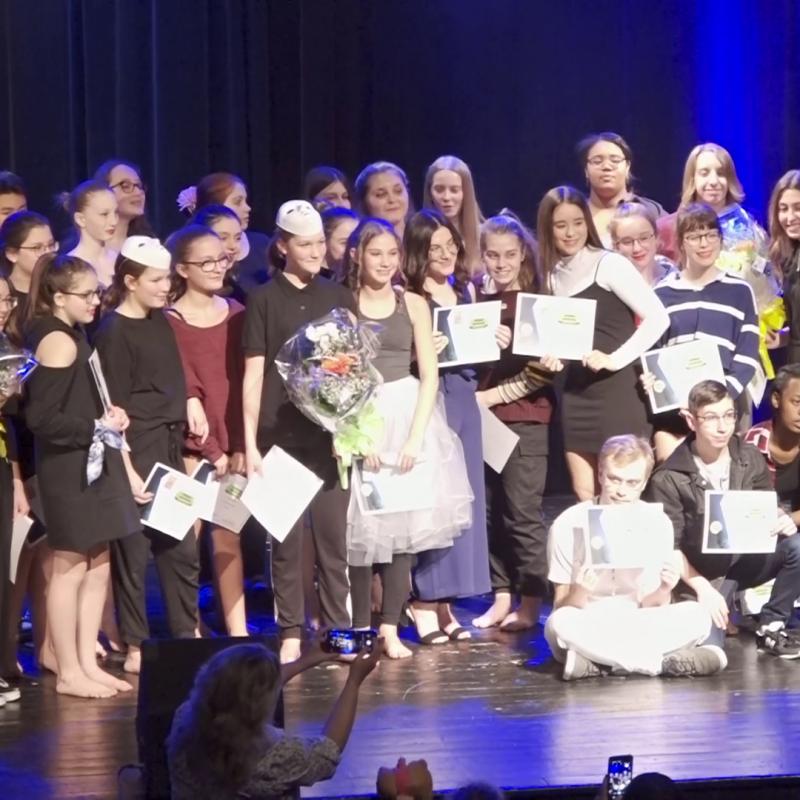 Soreltracy et cie secondaire en spectacle2020 gagnant