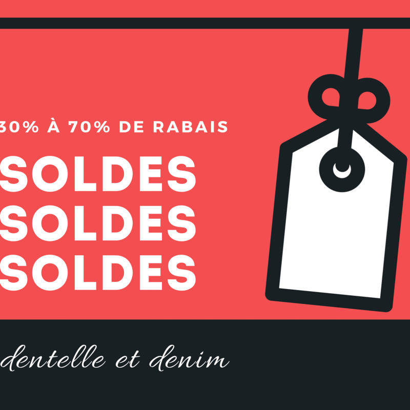 Soldes dentelle et denin Sorel Tracy et cie