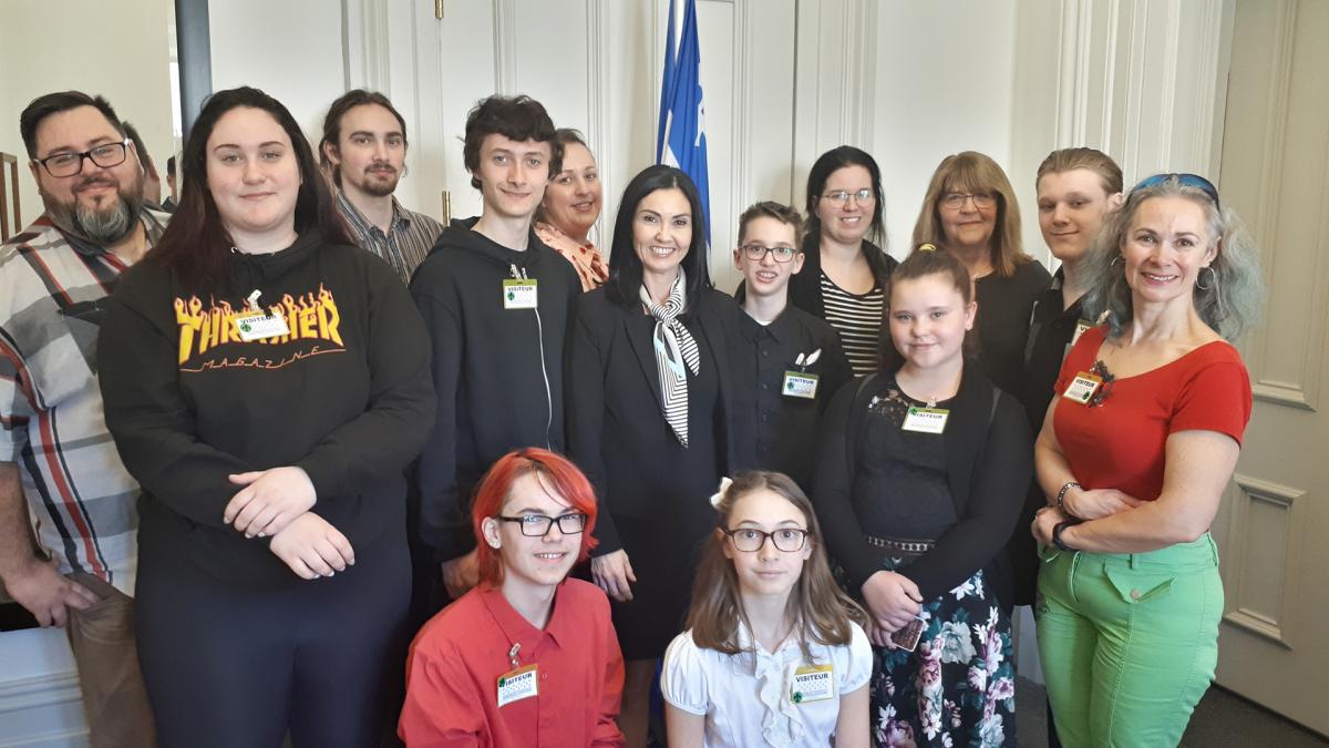 Visite salon vice presidente Assemblee nationale