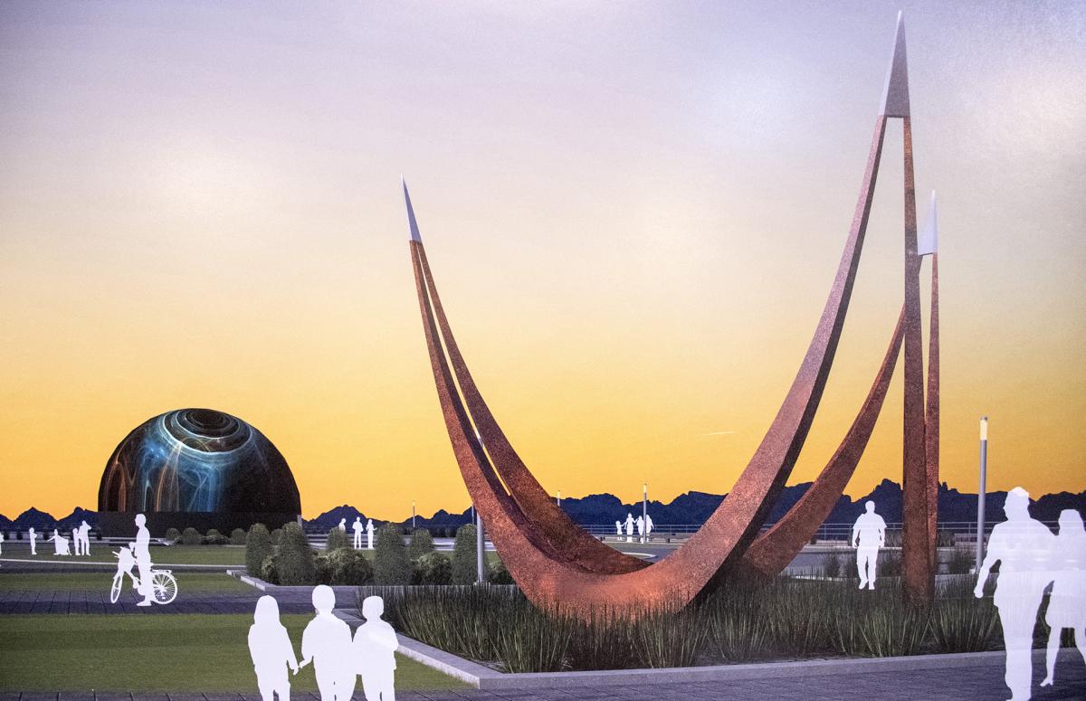 Infinite maquette sculpture monumentale quai sorel tracy