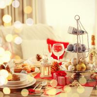 art recevoir table noel