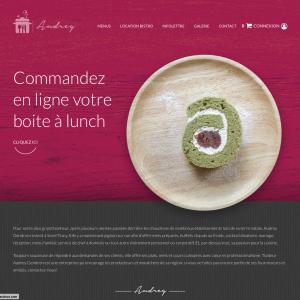 Site Internet Audrey Traiteur