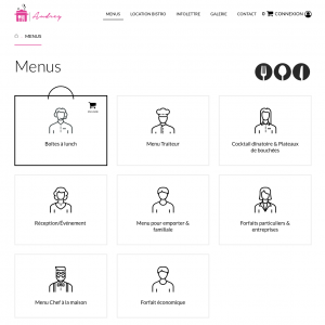 Menus Audrey Traiteur