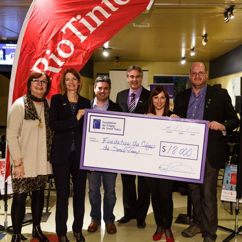 rio tinto fondation cegep sorel tracy