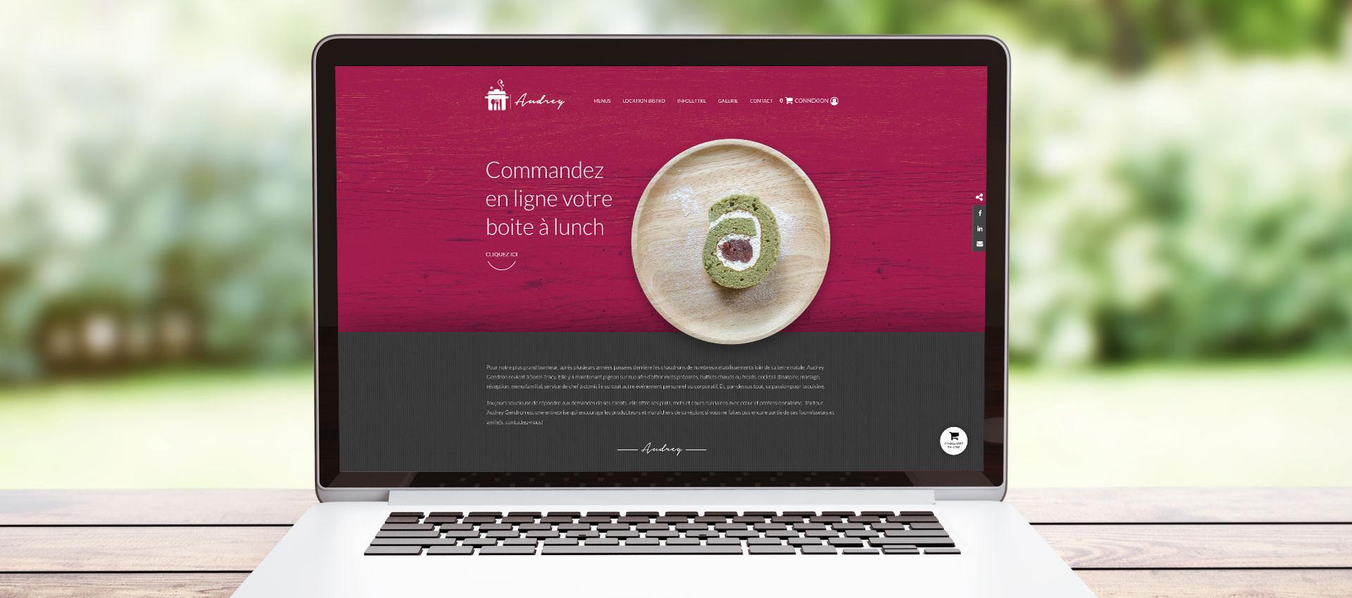 SiteInternet AudreyTraiteur AgenceCaza