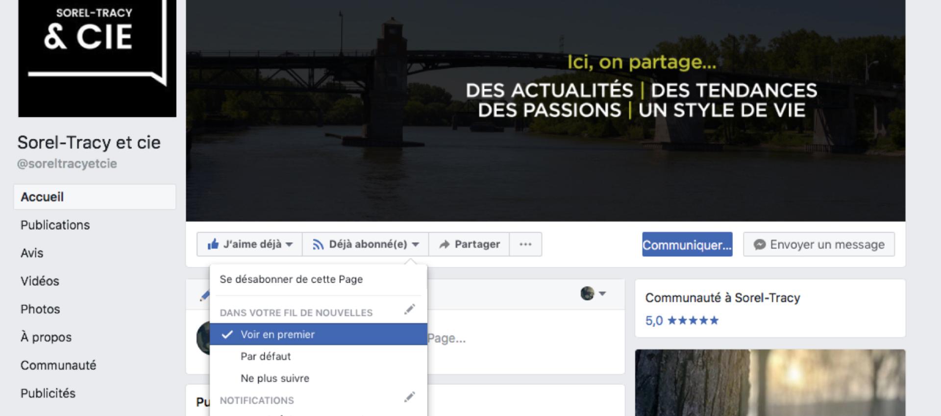 facebook soreltracyetcie2018