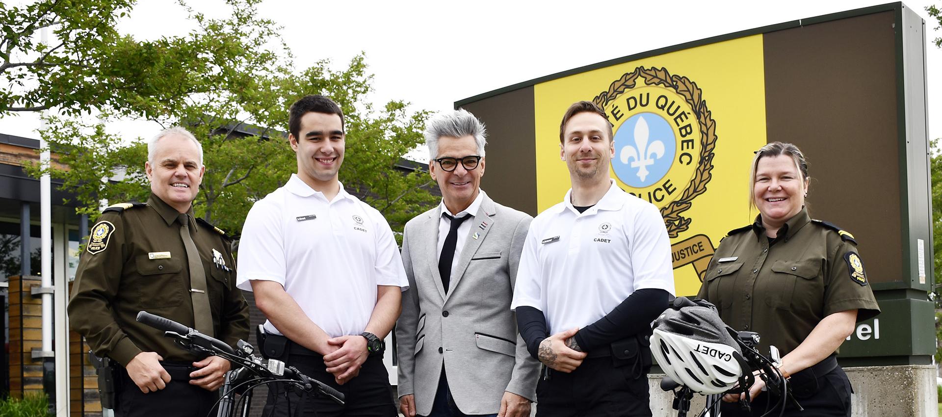 cadets a velo a Sorel Tracy
