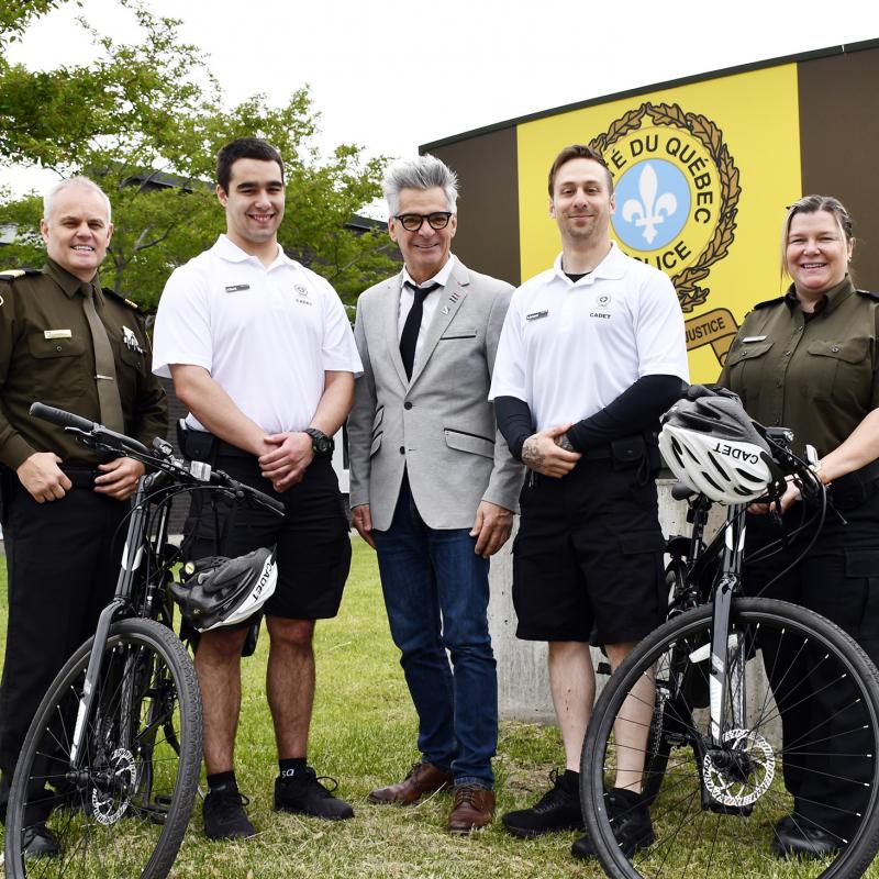 cadets a velo a Sorel Tracy